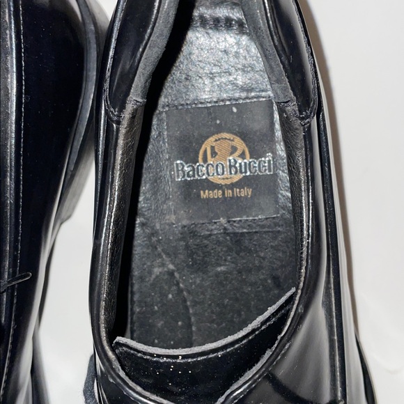 Bacco Bucci Glossy Black Oxfords size 11 excellent condition main image 5